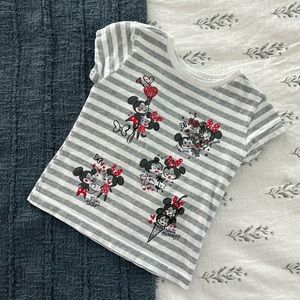 Disney Mickey & Minnie Striped Shirt - XXS (2/3)